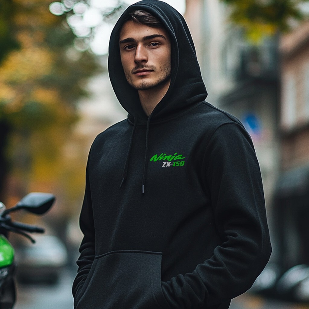 バーバリーのジャケット Kawasaki Ninja ZX-150RR (KRR ZX-150) 200 - Motorcycle Hoodie