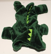 Dog Pajamas Costume Sweater Clothes Plush Dinosaur Halloween 10" Back Length