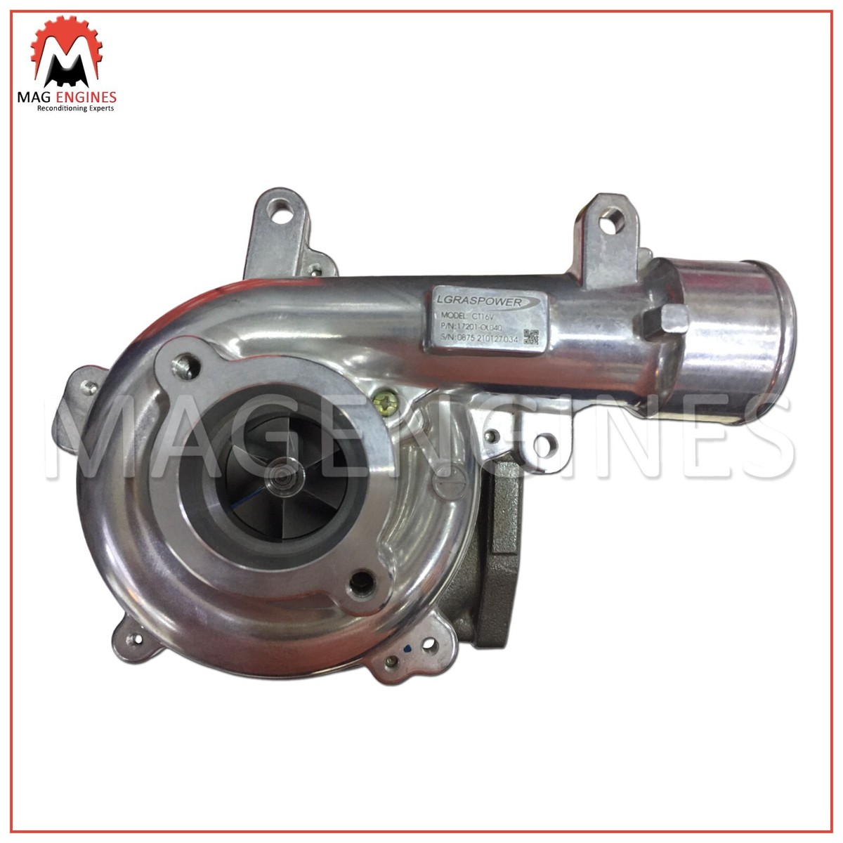 17201-0L040 TURBO CHARGER TOYOTA 1KD-FTV FOR HILUX LC PRADO 3.0