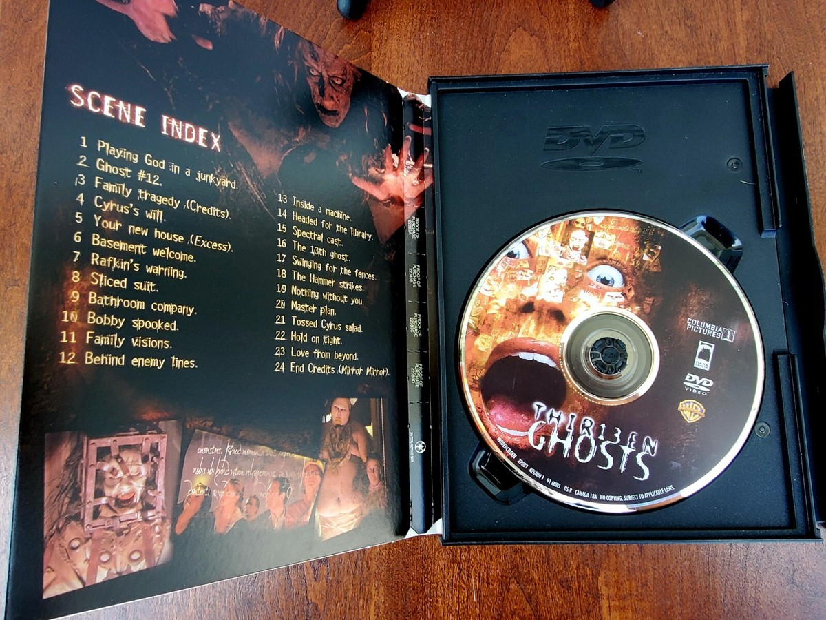 Thirteen Ghosts DVD, 2001 Tony Shalhoub DVD Horror - Misery