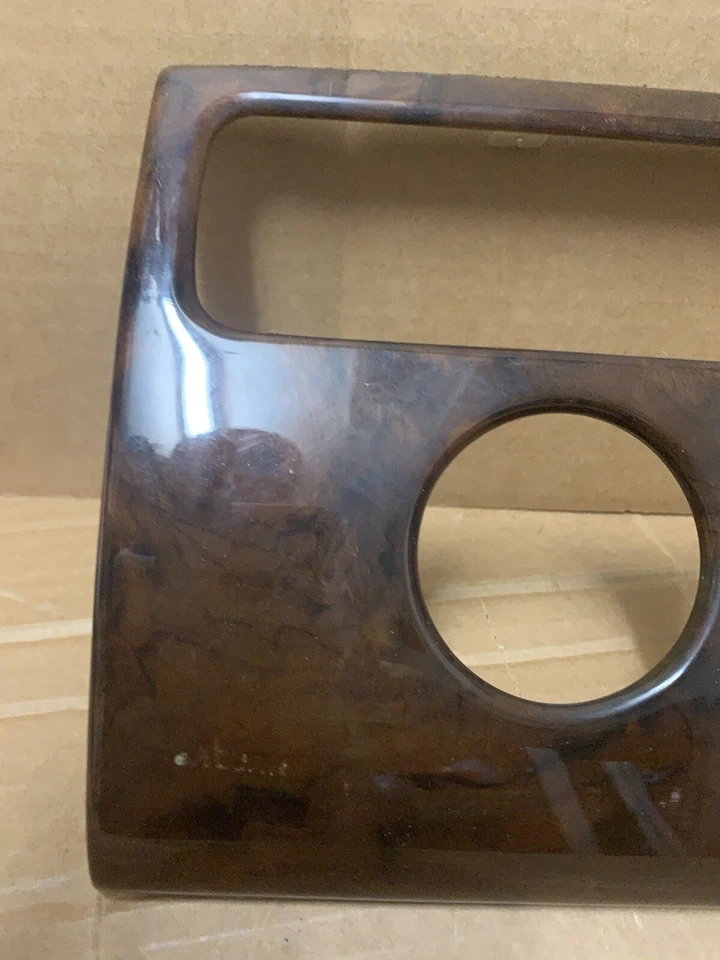 Tablero central Jaguar XJ8 madera medidor de grano moldura envolvente OEM Foto 2 de 4