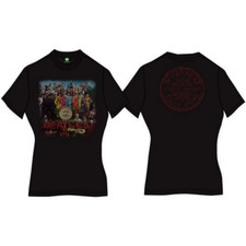 Image of The Beatles Ladies T-Shirt 'Sgt Peppers' - Official merchandise - Free postage