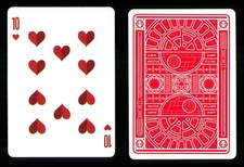 Playing card Star Wars Dark Side Red - 10 of Hearts ZT 24
