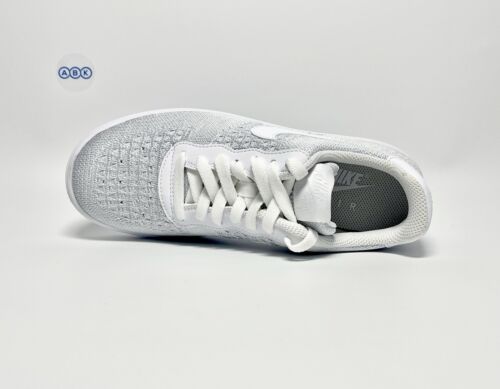 Nike Air Force 1 AF-1 2.0 OG Flyknit weiß rein platinum UK Größe 5,5 EUR 38,5 - Bild 13 von 22
