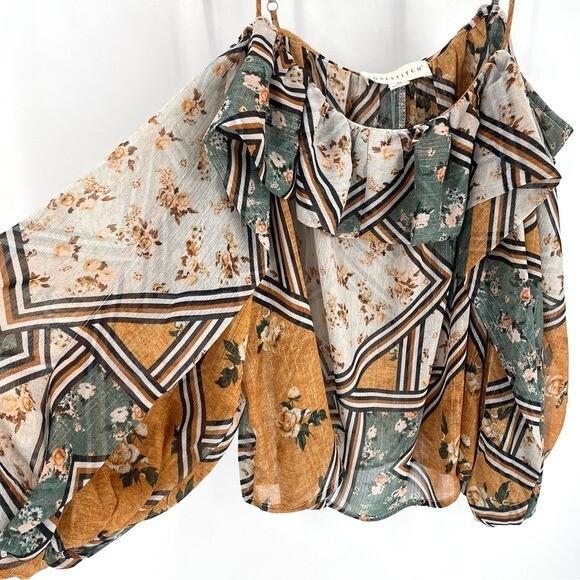 Lovestitch Boho Patchwork Floral Printed Open Sho… - image 5