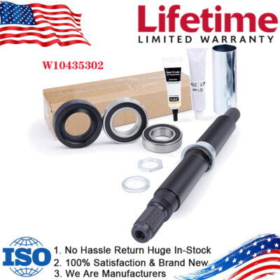 #ad W10447783 W10435302 Whirlpool Maytag Cabrio Washer Tub Bearing Shaft Seal Kit $37.95