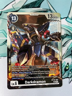 Darkdramon BT16-065 R Digimon CCG | Beginning Observer NM