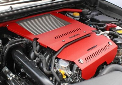 FOR 2015-2021 SUBARU WRX 2.0L TURBO FA20 PERRIN ENGINE INTERCOOLER COVER KIT RED