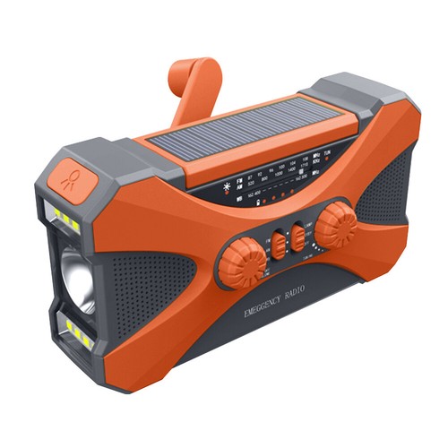 10000mAh Solar Handkurbel Handy Ladegerät Notfall Radio AM/FM LED Taschenlampe - Afbeelding 16 van 21