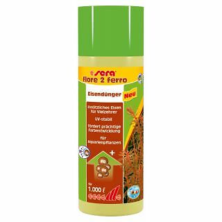 Sera Flore 2 Ferro 250ml Eisendünger für Aquarienpflanzen für 1000Liter