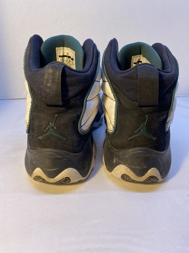 New Nike Air Jordan Pro Strong GS Black Dark Pine White 407484-011 Sz 6.5 Y Kids - Picture 4 of 6