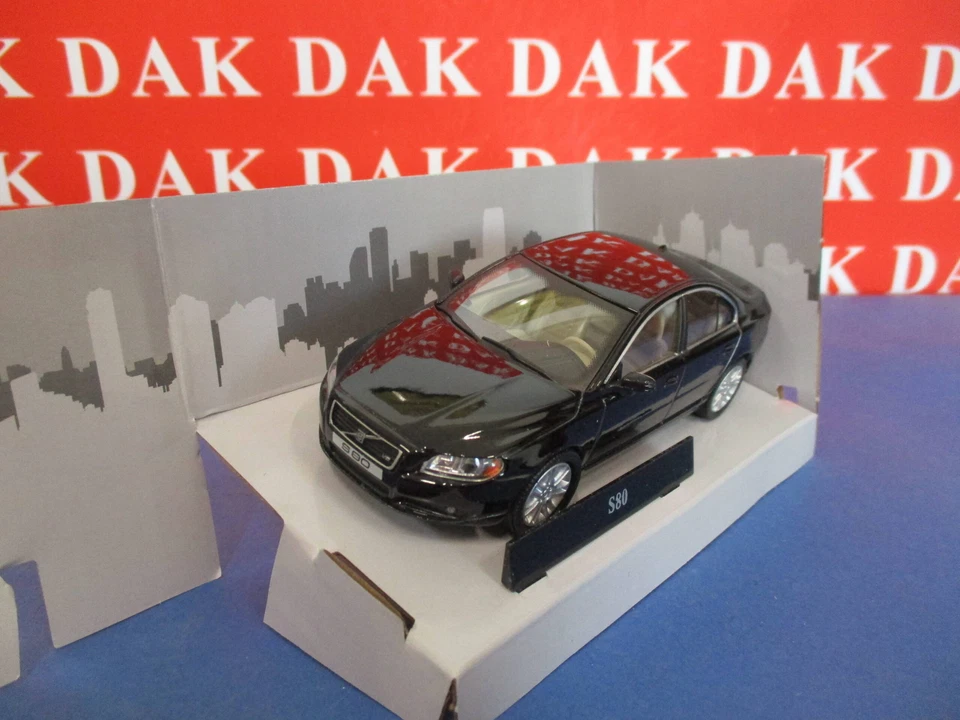 Die cast 1/43 Modellino Auto Volvo S80 Black 2006 by Cararama - Immagine 2 di 4