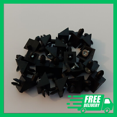 139199 x 20 IKEA KOMPLEMENT PAX Kleiderschrank Regalträger/Stecker/Stifte SCHWARZ