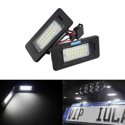 Canbus LED Kennzeichen Nummernschild Kennzeichenbeleuchtung für Audi B8 A5 Q5 TT