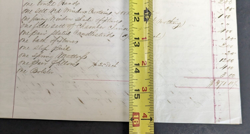 Juez Alexander Wells California Manuscrito Valoración de Propiedad Escrito a Mano 1854 - Imagen 2 de 3