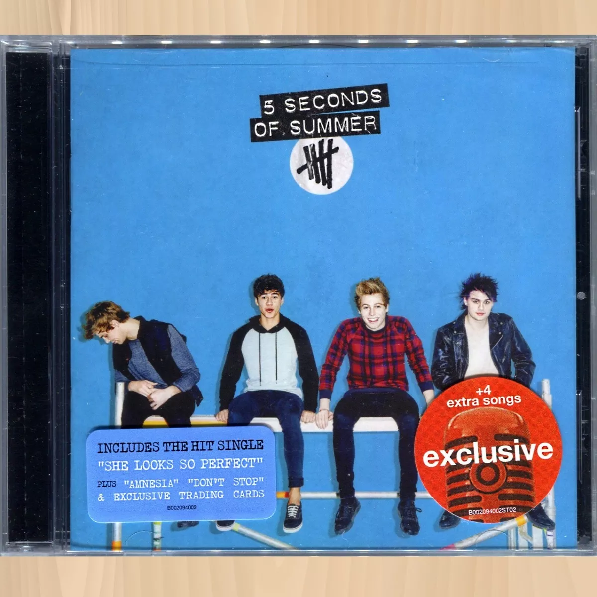 4 BONUS TRACKS---- 5 SECONDS OF SUMMER Target BLUE Cover Art 5SOS CD 0924  602537863198 | eBay