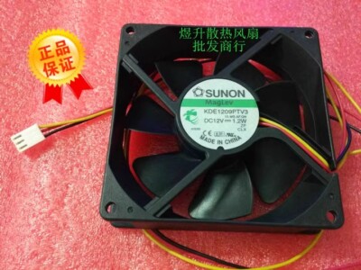  1pcs SUNON 9025 KDE1209PTV3 DC12V 1.2W 3-wire cooling fan
