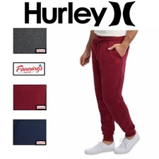 Hurley Men s Fleece Lined Jogger Warm Soft Back Pocket E44