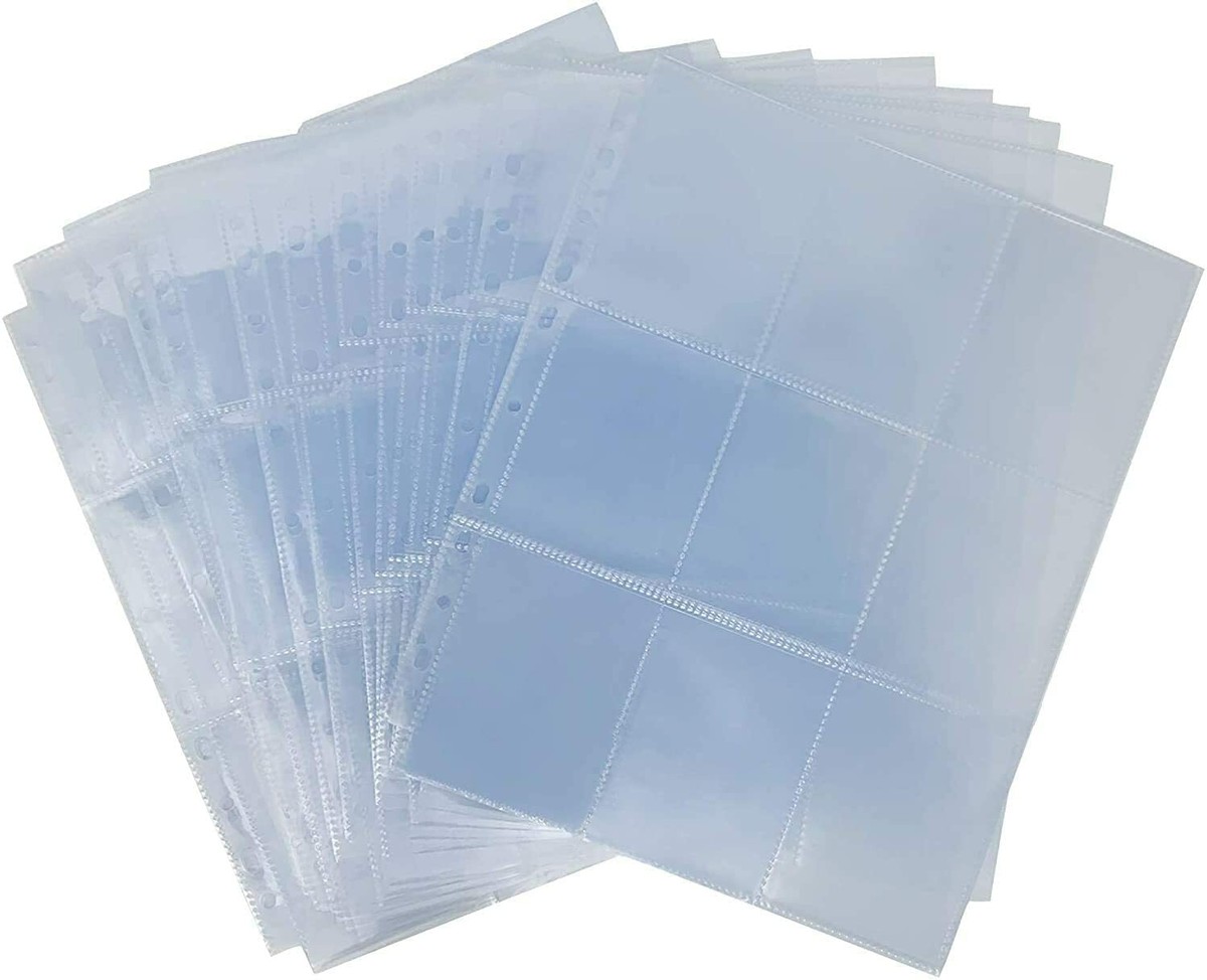 ultra pro 9 card sleeves Amazon.com: Ultra PRO Platinum Series 9-Pocket Pages (50 ct.) - Card Sleeves  Binder Sheets for Trading, Sports, and Gaming Cards