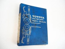 1978 Toyota FG/FD 18 4FG/3FD 10 14 15 Forklift Main Parts Catalog Parts List