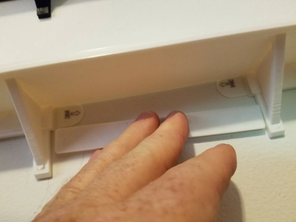 12" x 2" White Wall Shelf Easy No Hole Nail install 3M Command Adhesive Strips - Image 2 of 4