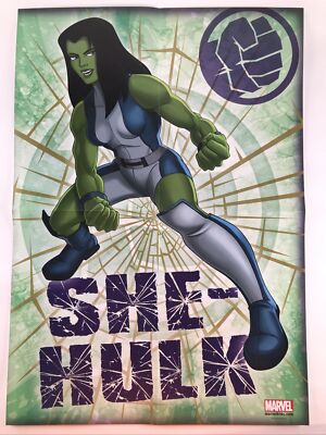 Incredible She-Hulk Marvel Hulk & The Agents Of SMASH Poster 14.5x20.5