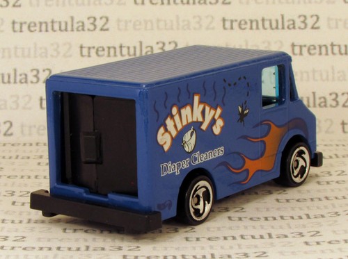 stinkys diaper cleaners combat medic delivery truck van blue