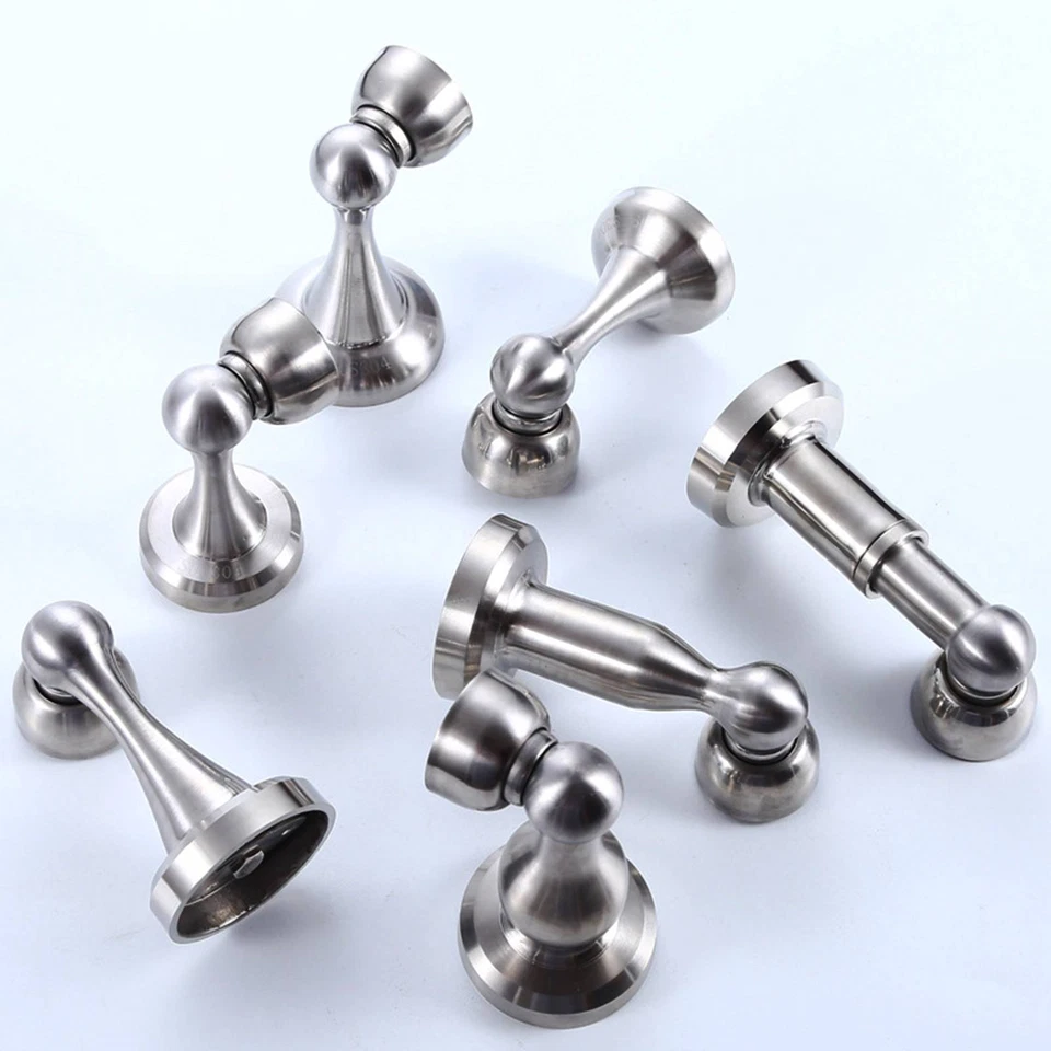 1-4 piezas imán tapón de puerta succión de acero inoxidable magnético soporte de puerta de pared Foto 2 de 4