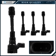 ECCPP 4 Ignition Coils For 18-21 Ford EcoSport 14-17 Fiesta 15-18 Focus 1.0L L3