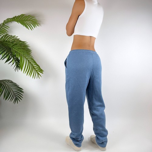 Vintage Y2K Blue Low Rise Casual Baggy Athleisure Women's Sweatpants / Size: M - Picture 2 of 4