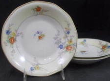 Haviland JEWEL 3 Coupe Soup Bowls Cream & White GREAT CONDITION