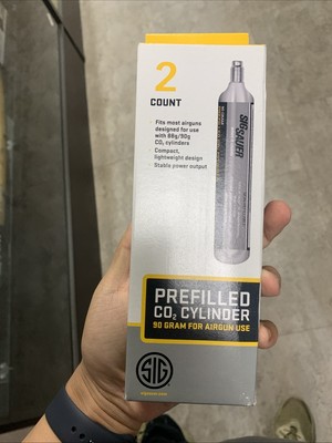 SIG SAUER 90 Gram CO2 Cylinders - 2 Pack (AC-90-2)