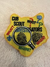 Boy Scout 2010 Cub Scout Investigator Patch CSI BSA Wolf Head #611015 *NEW*