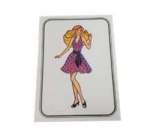VINTAGE 1983 MATTEL FIGURINE PANINI BARBIE ALBUM STICKER NOS NEW OLD STOCK  48