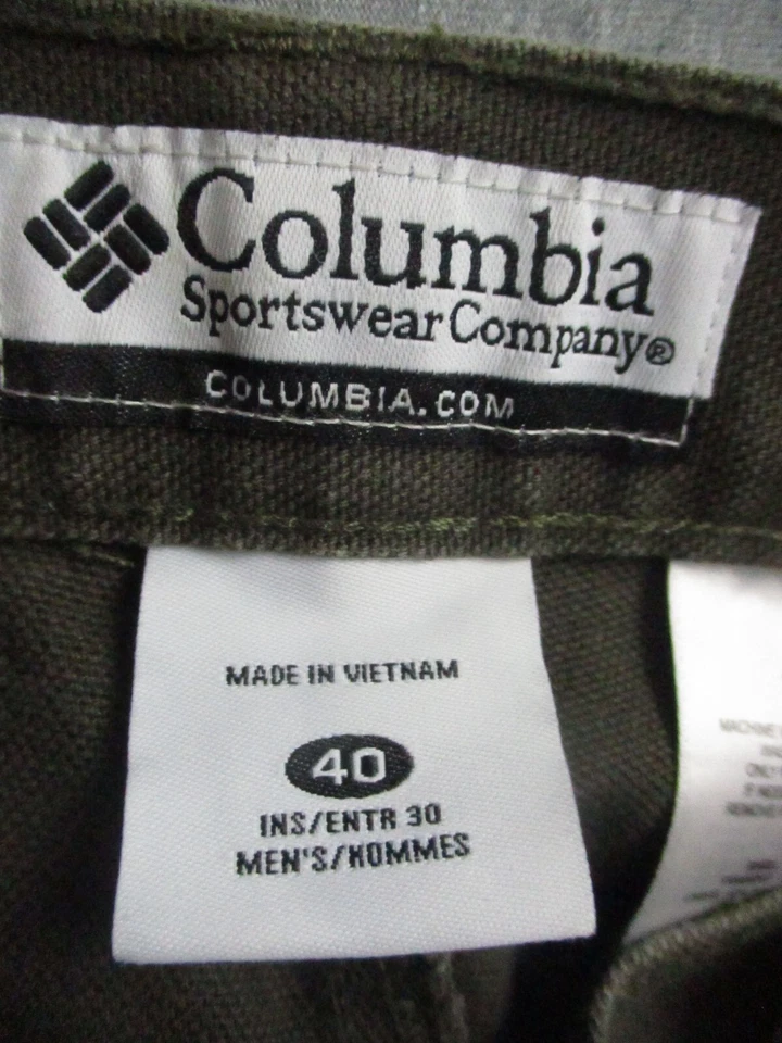Pantalones Columbia Hunting Brush Guard 40 para hombre marrón peso pesado Foto 4 de 4