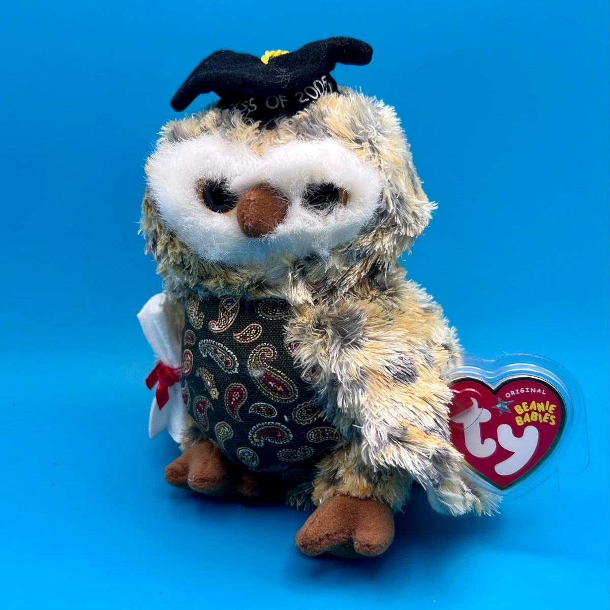 JICHOI ジチョイ　BEANIE BAG 新品未使用 TY Beanie Baby - SMARTY the 2005 Owl (Internet Exclusive) Green