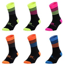 Pro Mens Womens Cycling Sport Socks Anti-Sweat Breathable Riding Racing Socks