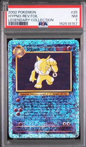 Pokemon Hypno 25/110 Legendary Collection Reverse Holo  PSA 7 Newly Graded