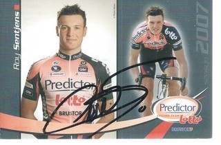 CYCLISME CP Autographe SENTJENS ROY team PREDICTOR 2007