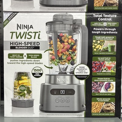 Ninja TWISTi High-Speed Blender Duo, 1500W, 34oz Pitcher, Auto-iQ