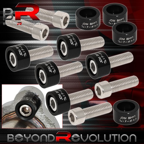 For Honda K-Series Cup Header Cam Cap M8 Fender Valve Washers Bolt Black - Picture 4 of 6