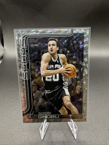 Manu Ginobili [Crackleboard] #262 2025 Topps card