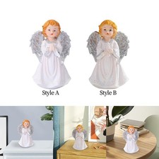 Angel Figurine Resin Collection Cute Decorative Small Sculpture Desktop Ornament