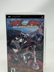 MX vs ATV On the Edge PlayStation Portable PSP Game and Case Authentic Tested
