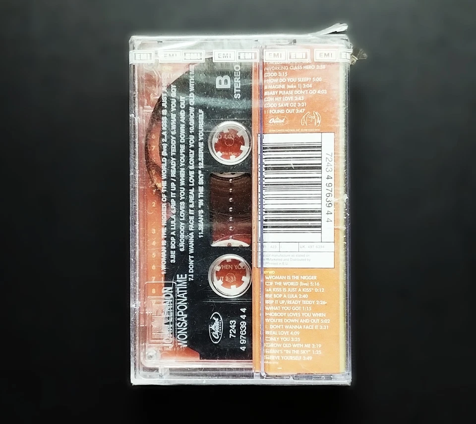 John Lennon - Wonsaponatime  1998 Thailand Sealed Cassette Tape (Capitol Record) - Image 2 of 4