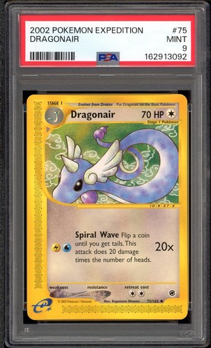 Dragonair graded PSA 9 for sale on eBay