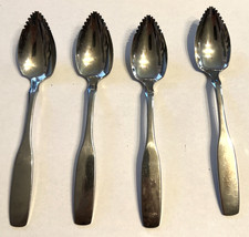 Lot Of 4 Vintage Oneida Paul Revere Community Stainless Steel Grapefruit Spoons