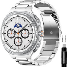 Elegant Stainless Steel Band Compatible with Samsung Galaxy Watch 4-8 40Mm-47Mm