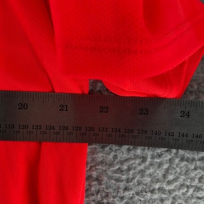 Nike Dri Fit Men's Size L Miler UV Running Shirt Bright Crimson