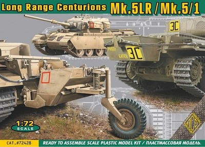 ACE 72428 Long Range Centurion Mk.5LR/Mk.5/1 tank - scale model 1/72
